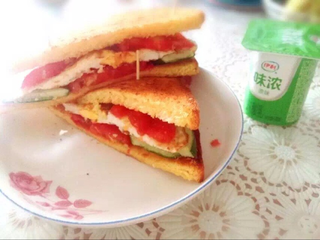 煎面包片