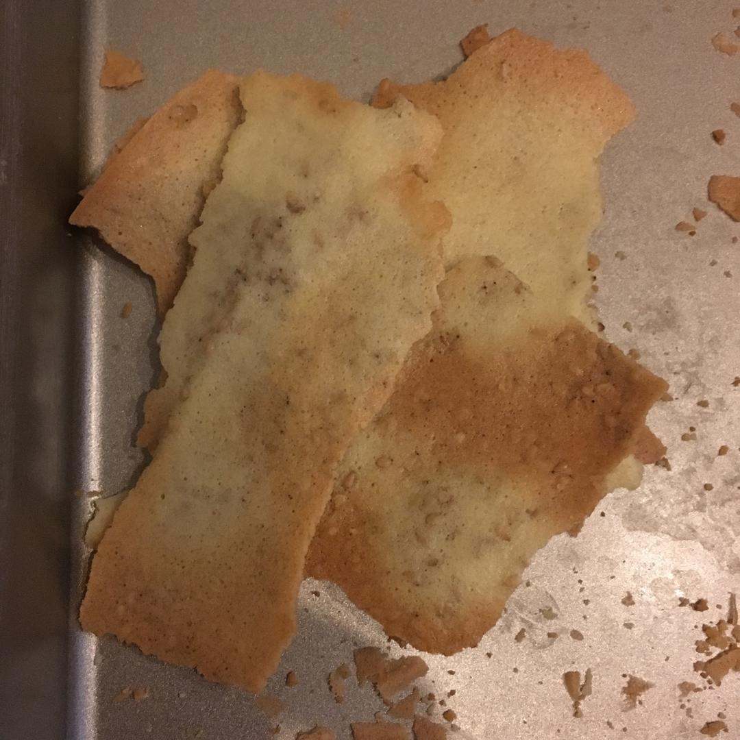 芝麻薄脆蛋白饼干