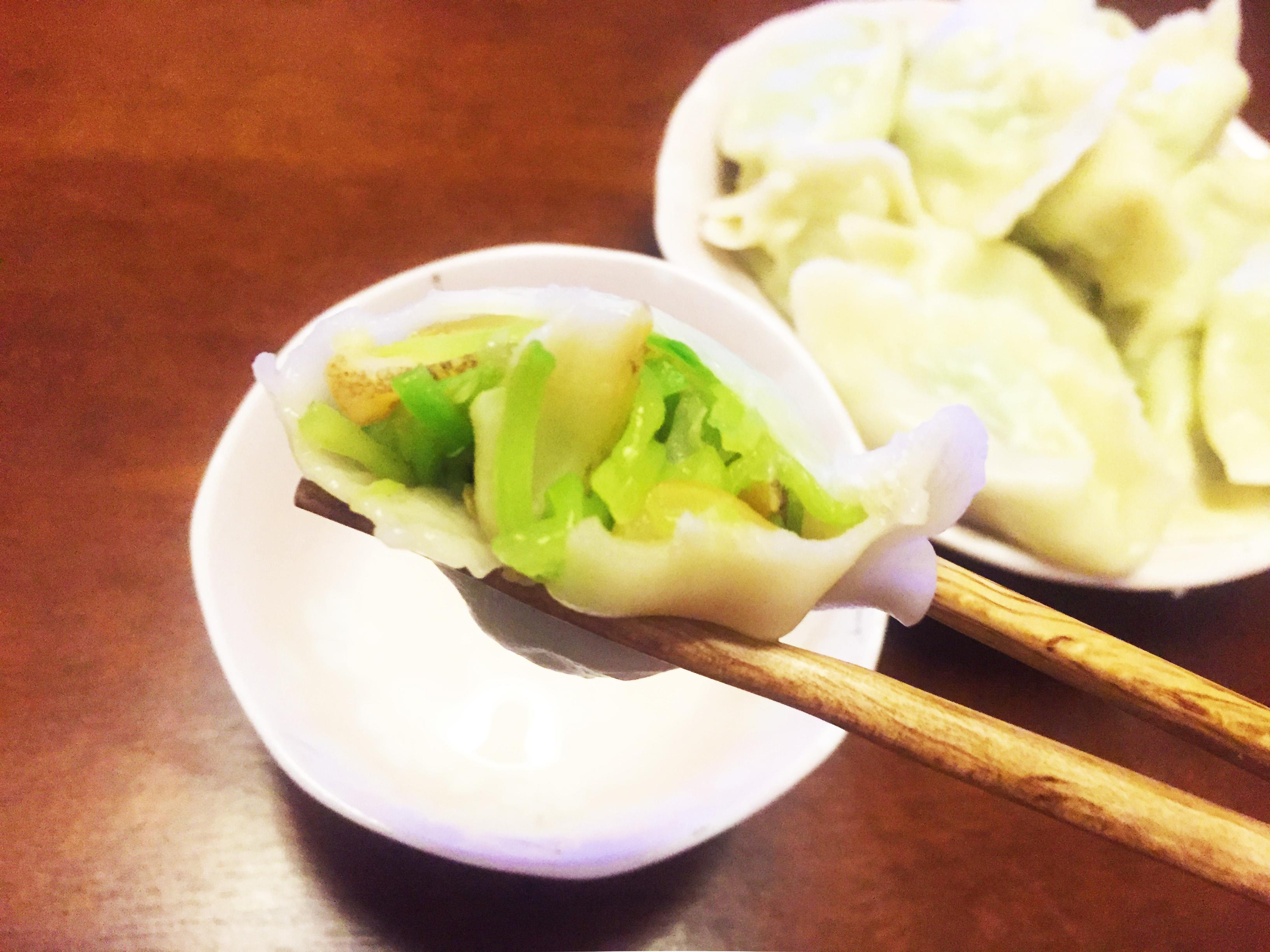 黄瓜海螺馅饺子的做法