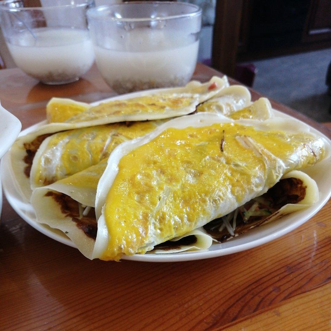 秒杀早餐摊不破皮大煎饼，步骤超详细