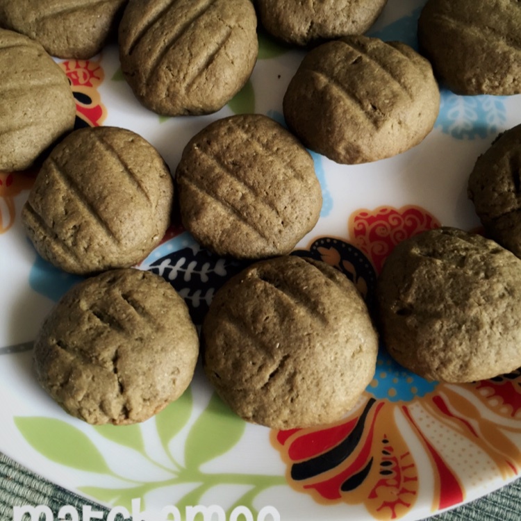 抹茶酥心软饼干（淡奶油无蛋无黄油版）