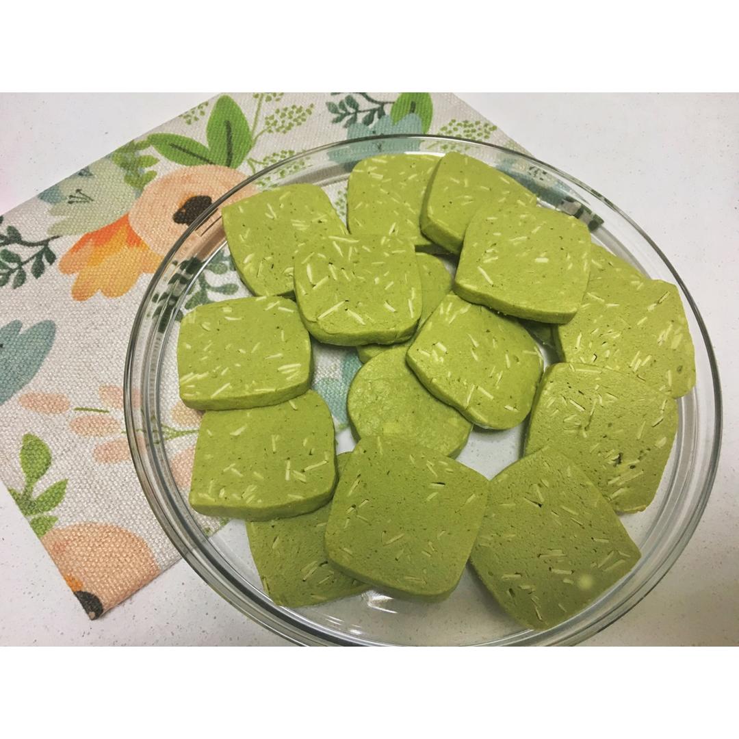 抹茶手作 | 抹茶杏仁饼干