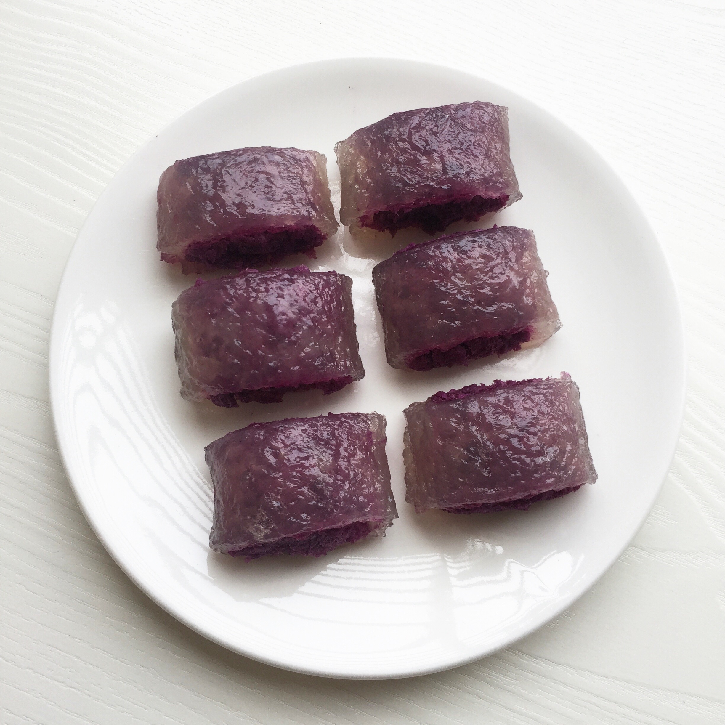 chenyanling做的水晶紫薯糕