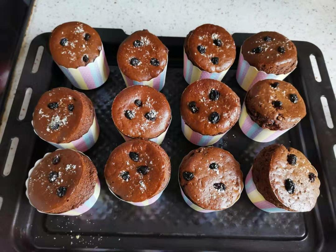倍量巧克力纸杯蛋糕