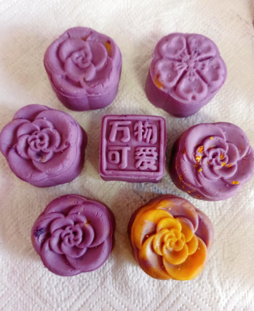 无糖奶香红薯月饼