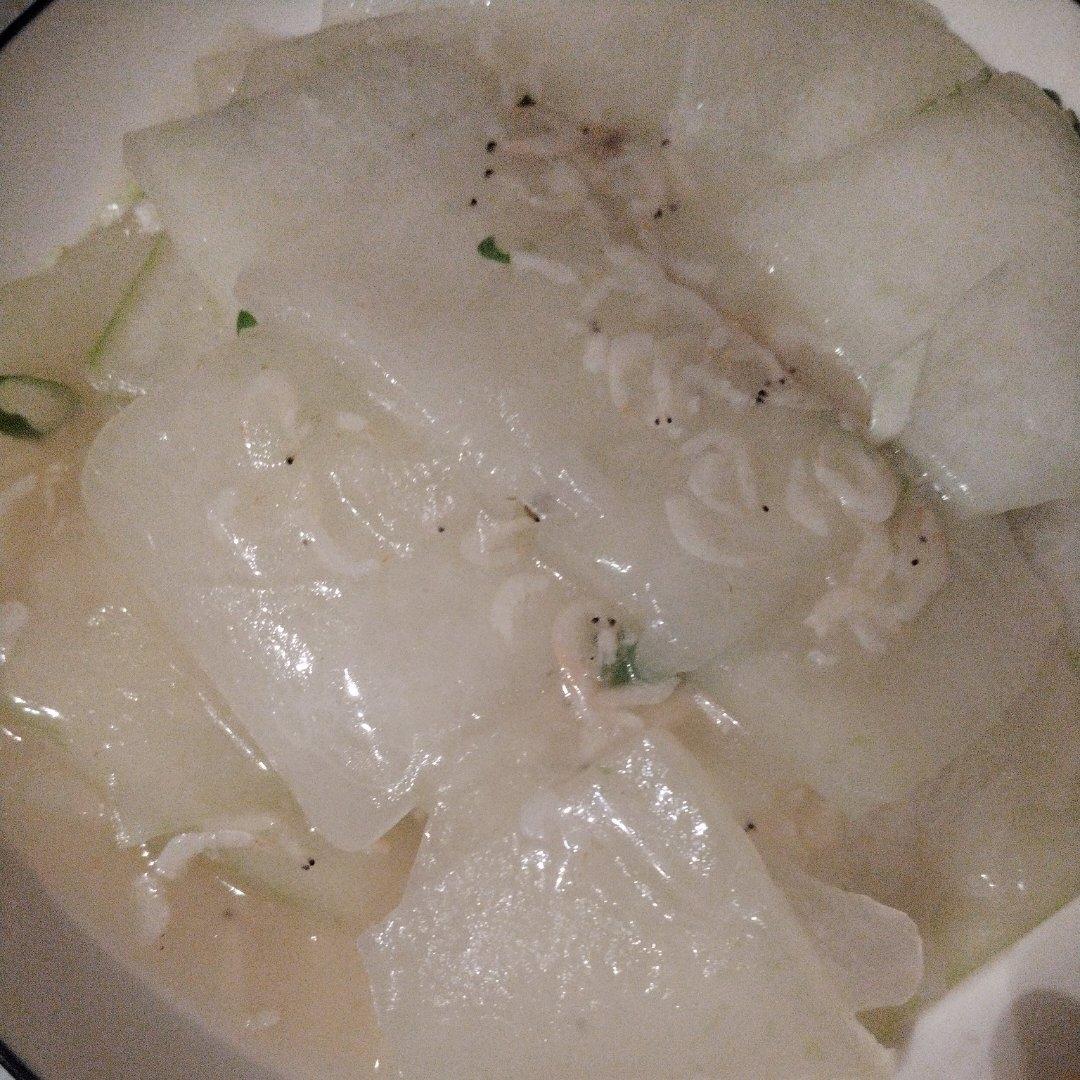 海米烧冬瓜新手菜超级简单好吃