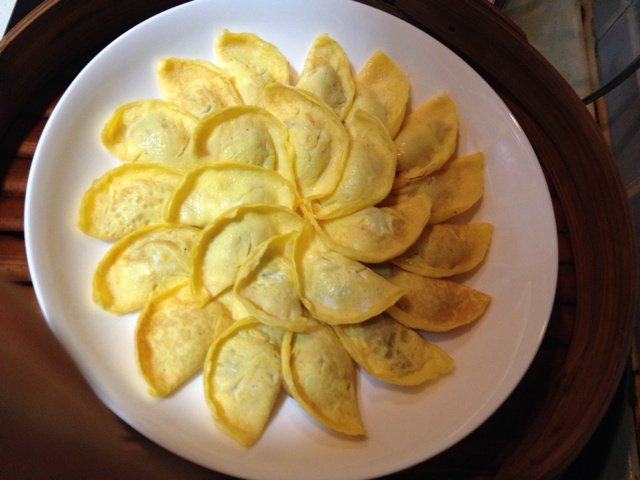 煮妇驾到做的肉末蛋饺