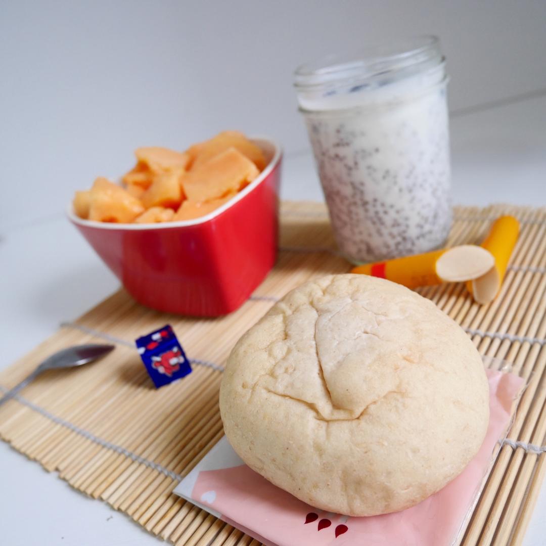 #紫薯麻薯软欧包#——super mini版