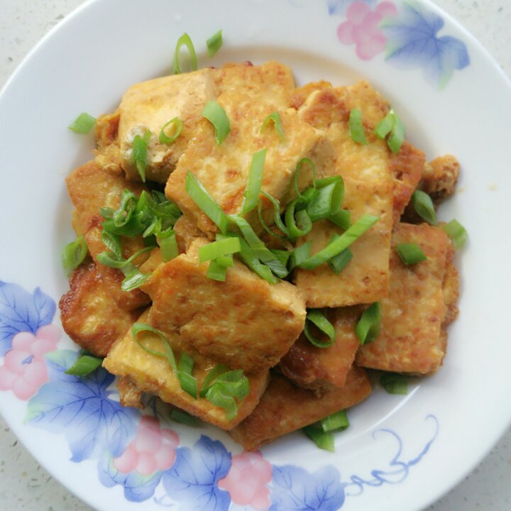 蚝油嫩豆腐