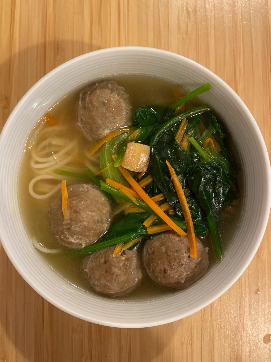 一碗朴素的牛肉丸面