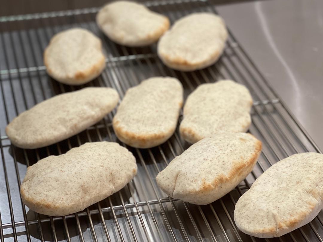 黑麦皮塔饼（Pita bread）
【风炉版｜独家｜保姆级】的做法