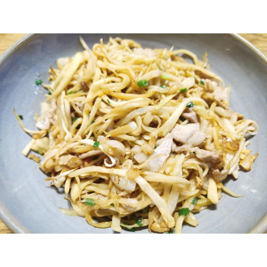 茭白炒肉的做法