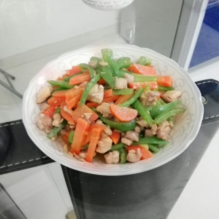 青椒鸡肉胡萝卜