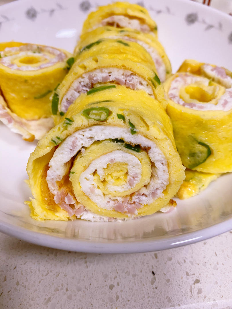 高颜值早餐鸡蛋卷❗️❗️双色鸡蛋卷