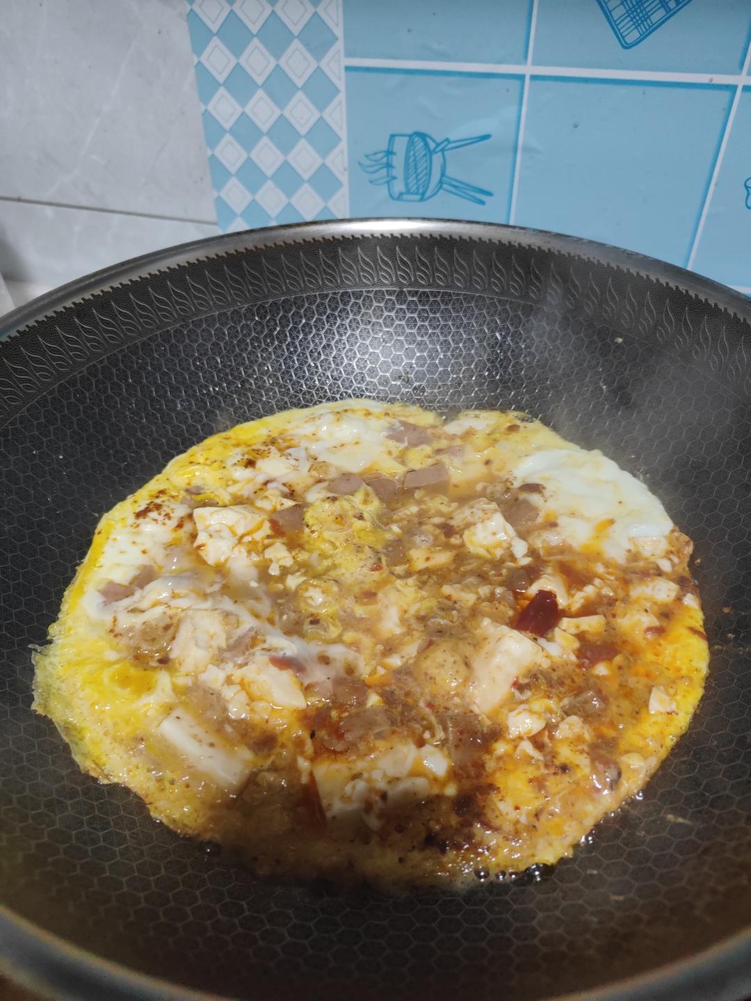 鸡蛋抱豆腐