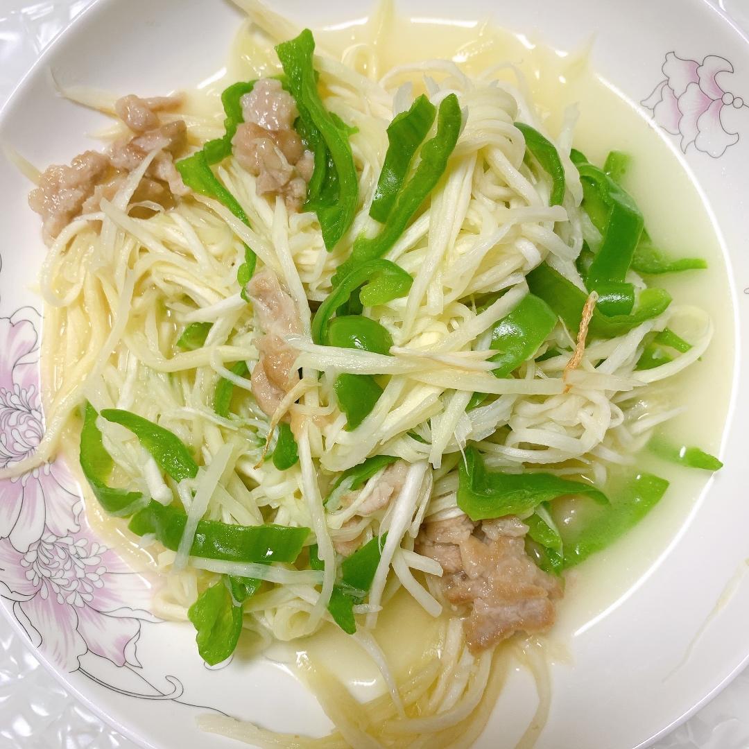 茭白炒肉丝