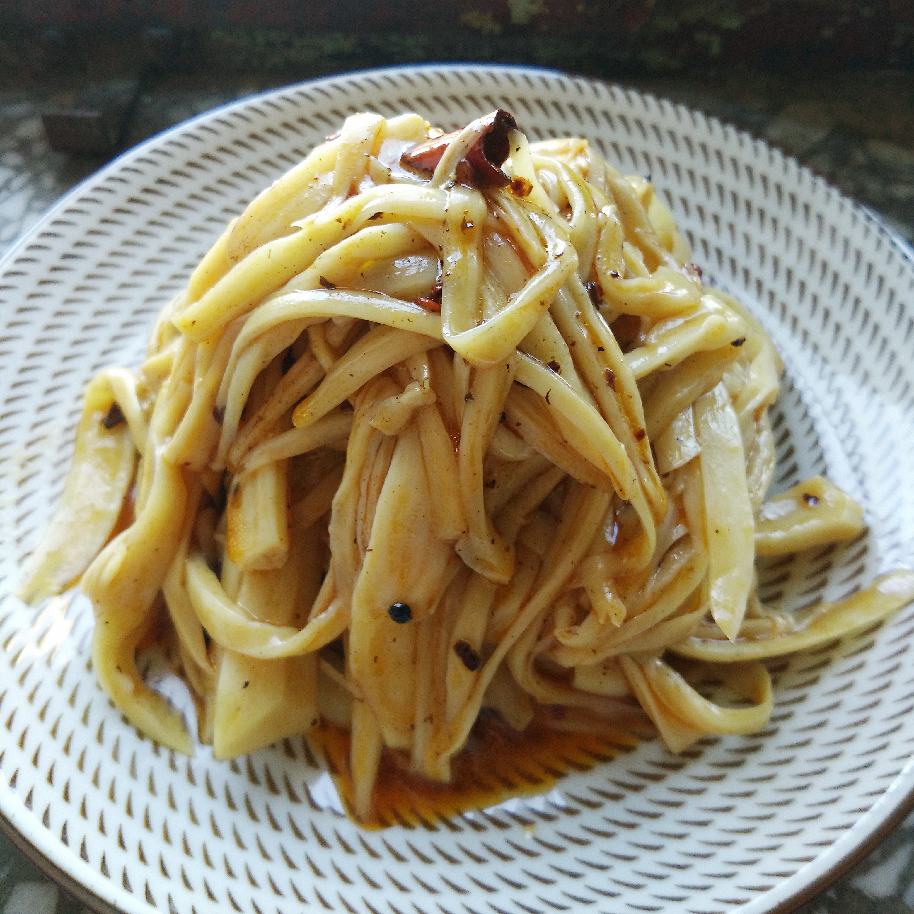 油泼杏鲍菇（凉菜