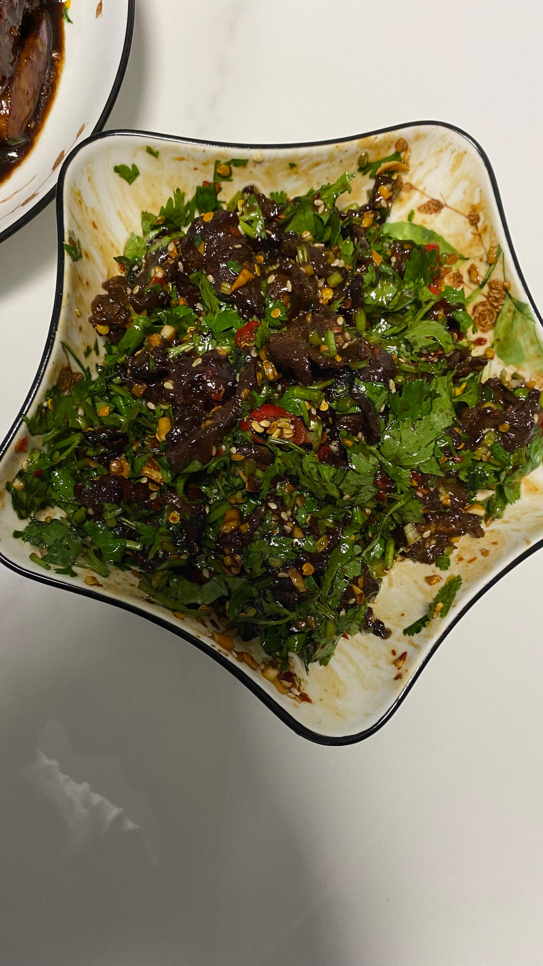 香菜拌牛肉