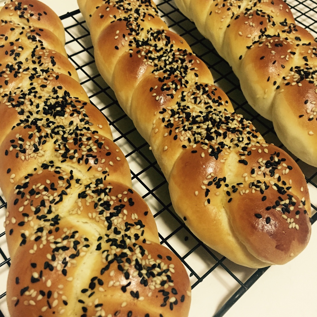 酸奶辫子面包（一次发酵）