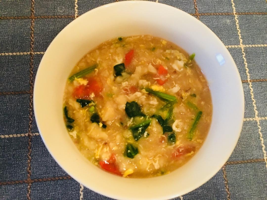 简单早餐-疙瘩汤