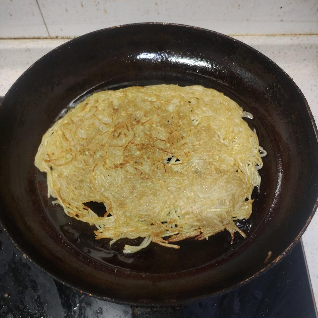减脂一定要吃的土豆丝饼🥔外脆里软快手早餐