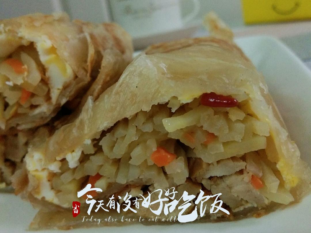 快手卷饼的做法
