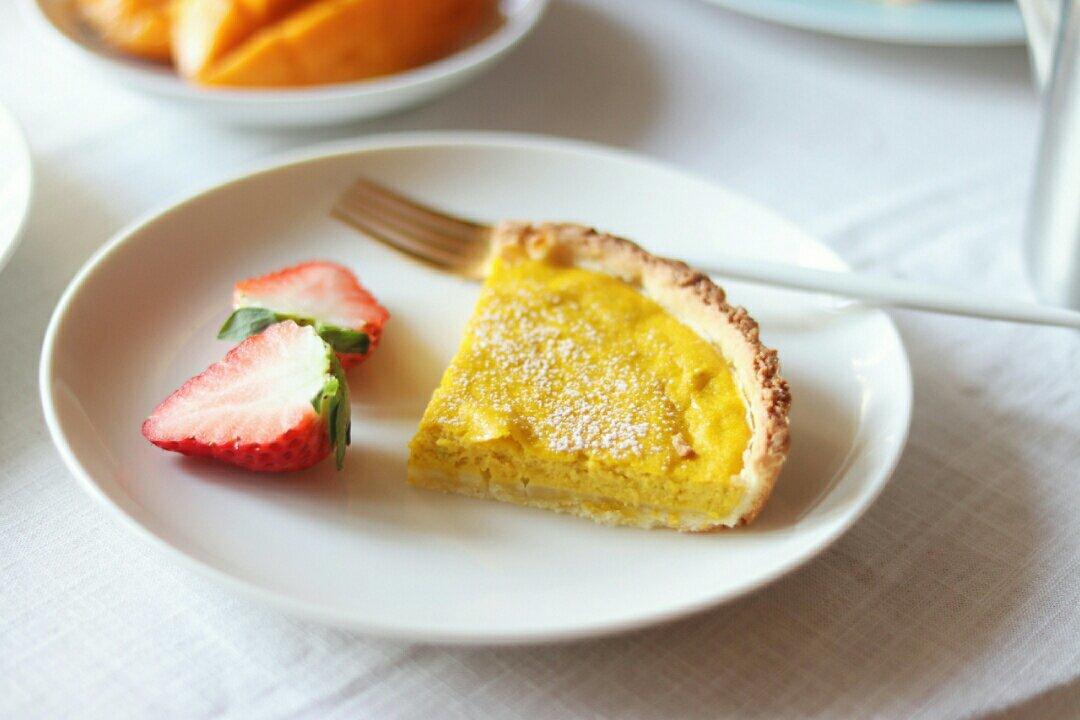 秋季时令小甜品——奶香南瓜派