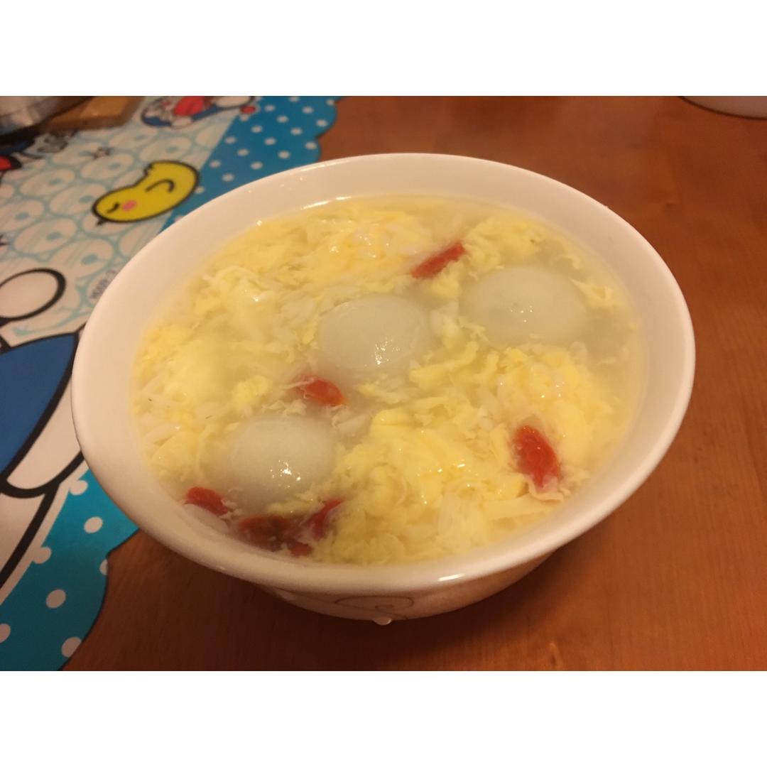 蛋花酒酿圆子