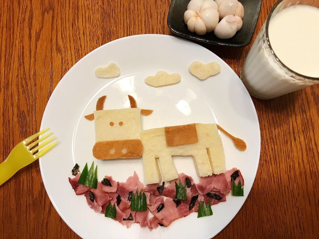 创意吐司花样拼盘