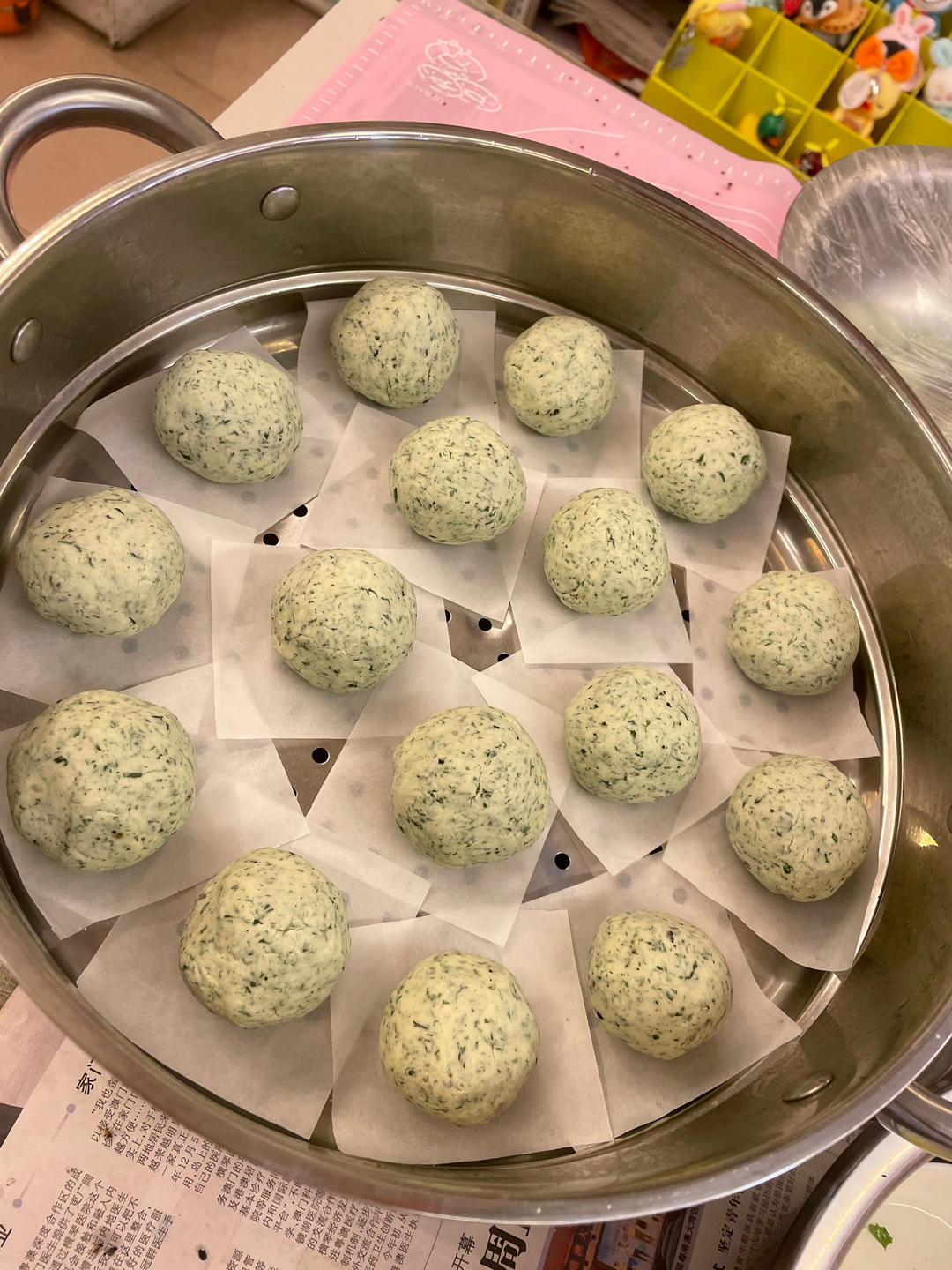 清明必吃的艾草青团