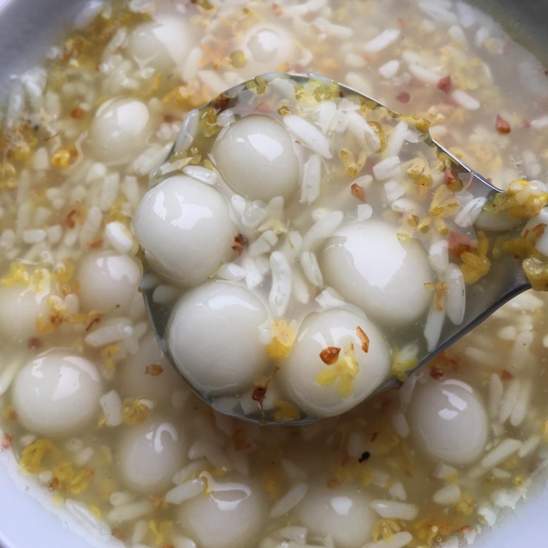 2017-02-09 08:41:22赞桂花酒酿圆子桂花干,糯米