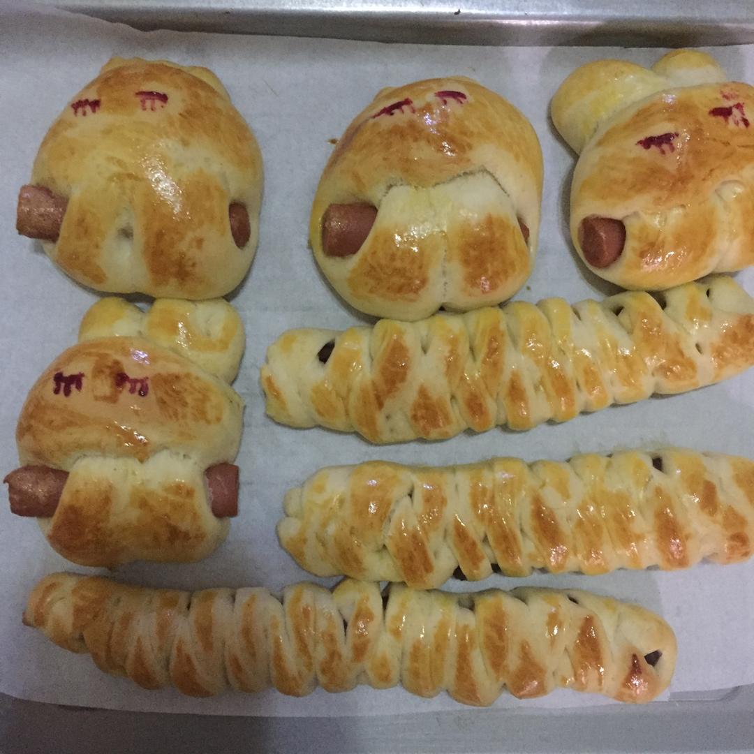 黄油面包卷