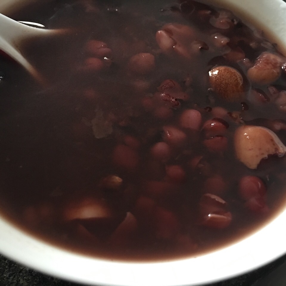 黑糯米红豆粥