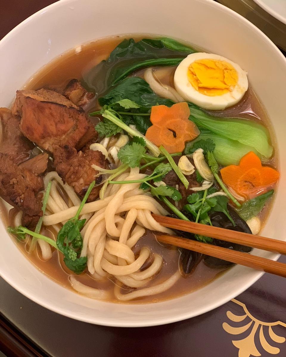 随缘suiyuan-2008做的高汤排骨面