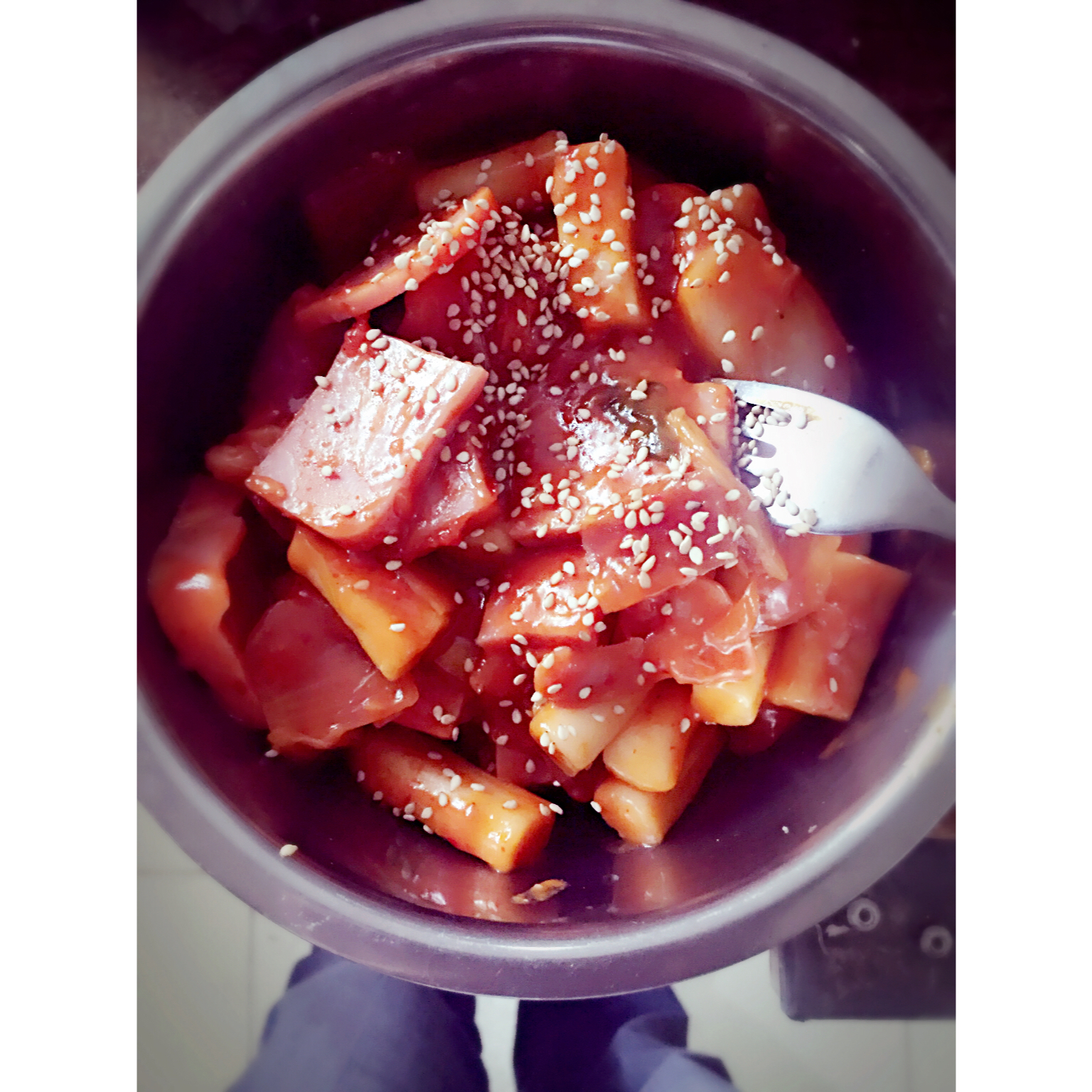 韩式辣炒年糕（or网红芝士套路之芝心年糕）