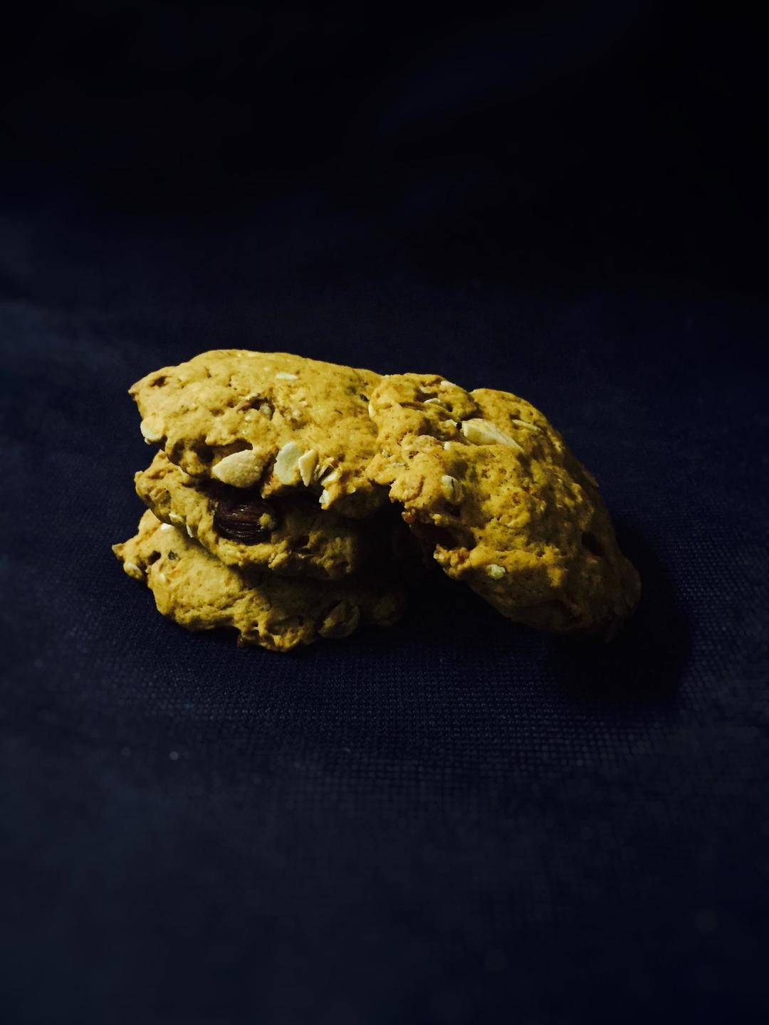 南瓜燕麦软曲奇的做法