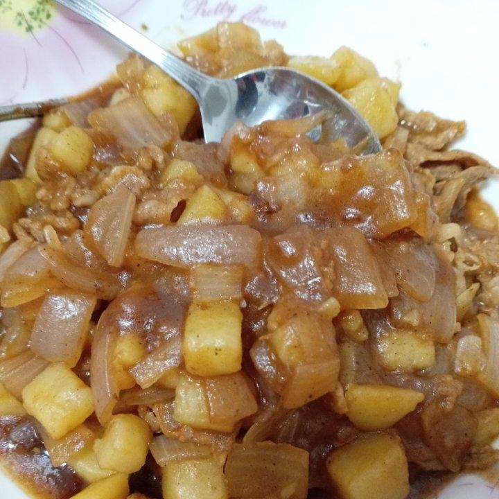 好吃到舔碗底的土豆肥牛拌饭