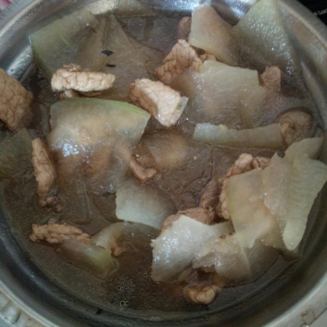 冬瓜炖肉（剩排骨也没说不行）