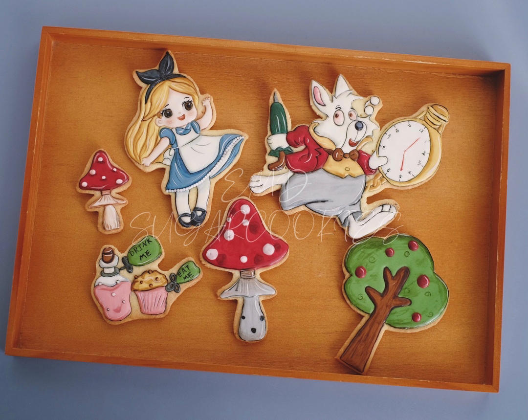 糖霜饼干之超简单糖霜（蛋白粉版）