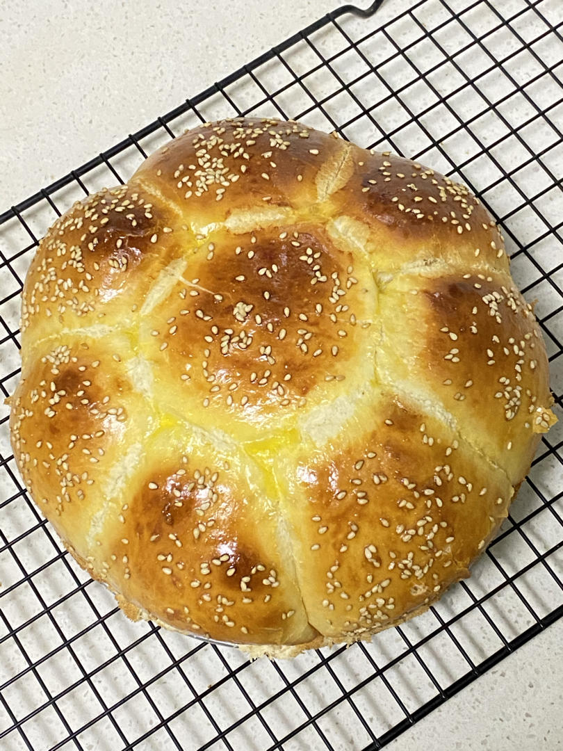 新手入门日式牛奶蜜豆小面包（快速手揉无需成膜）