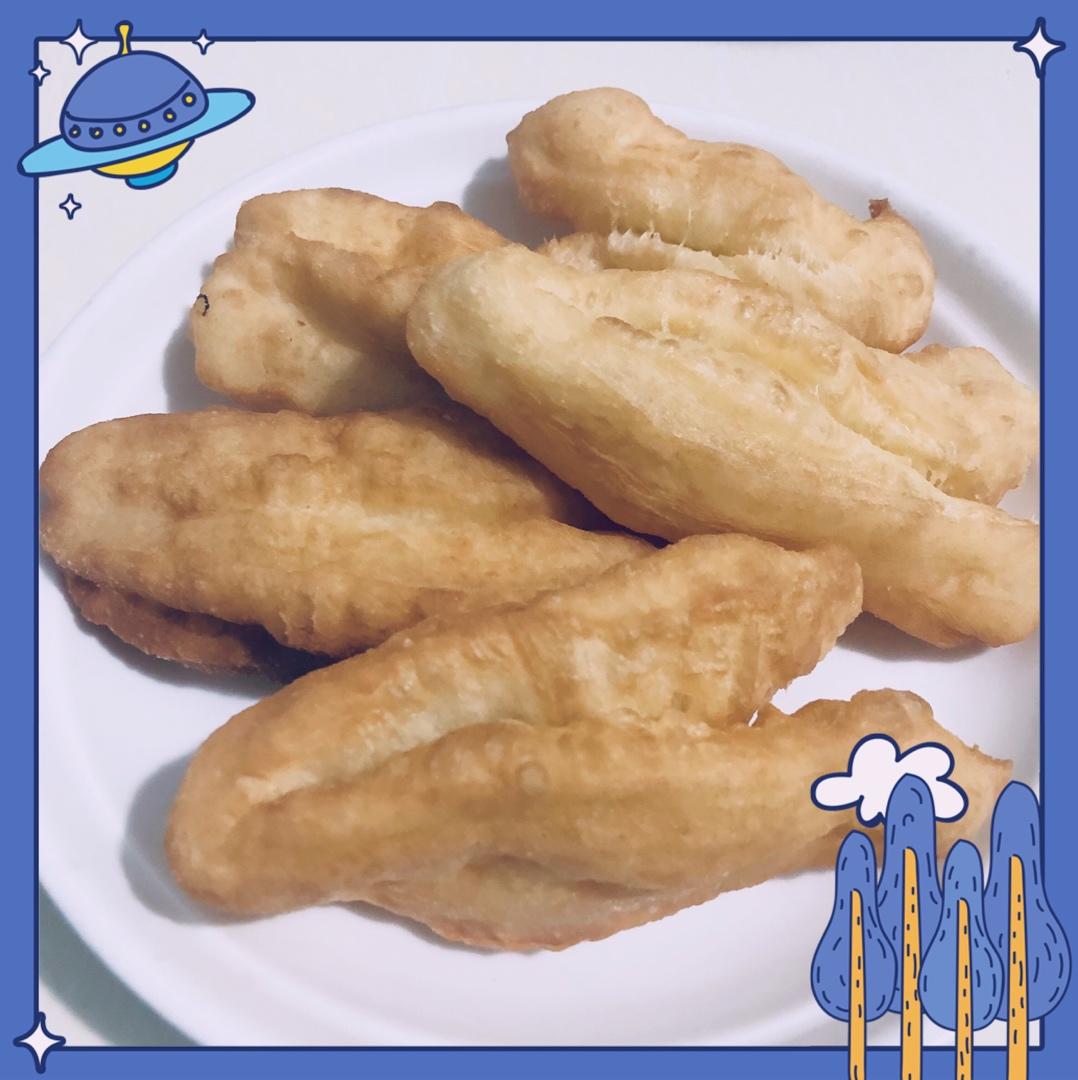 自制无泡打粉油条