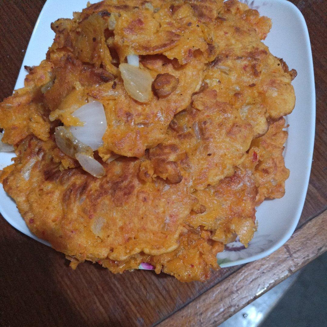 堂妈教你做泡菜饼