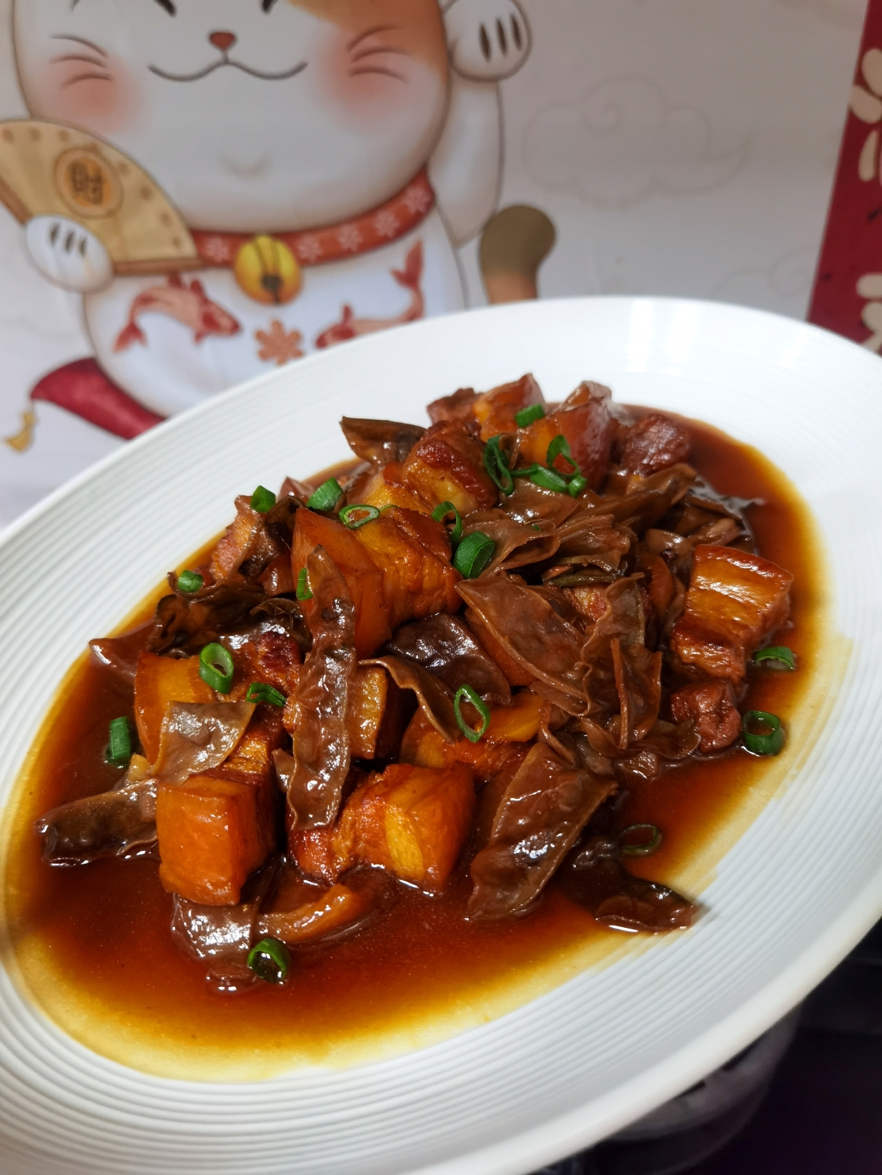 干扁豆炖五花肉的做法 步骤11