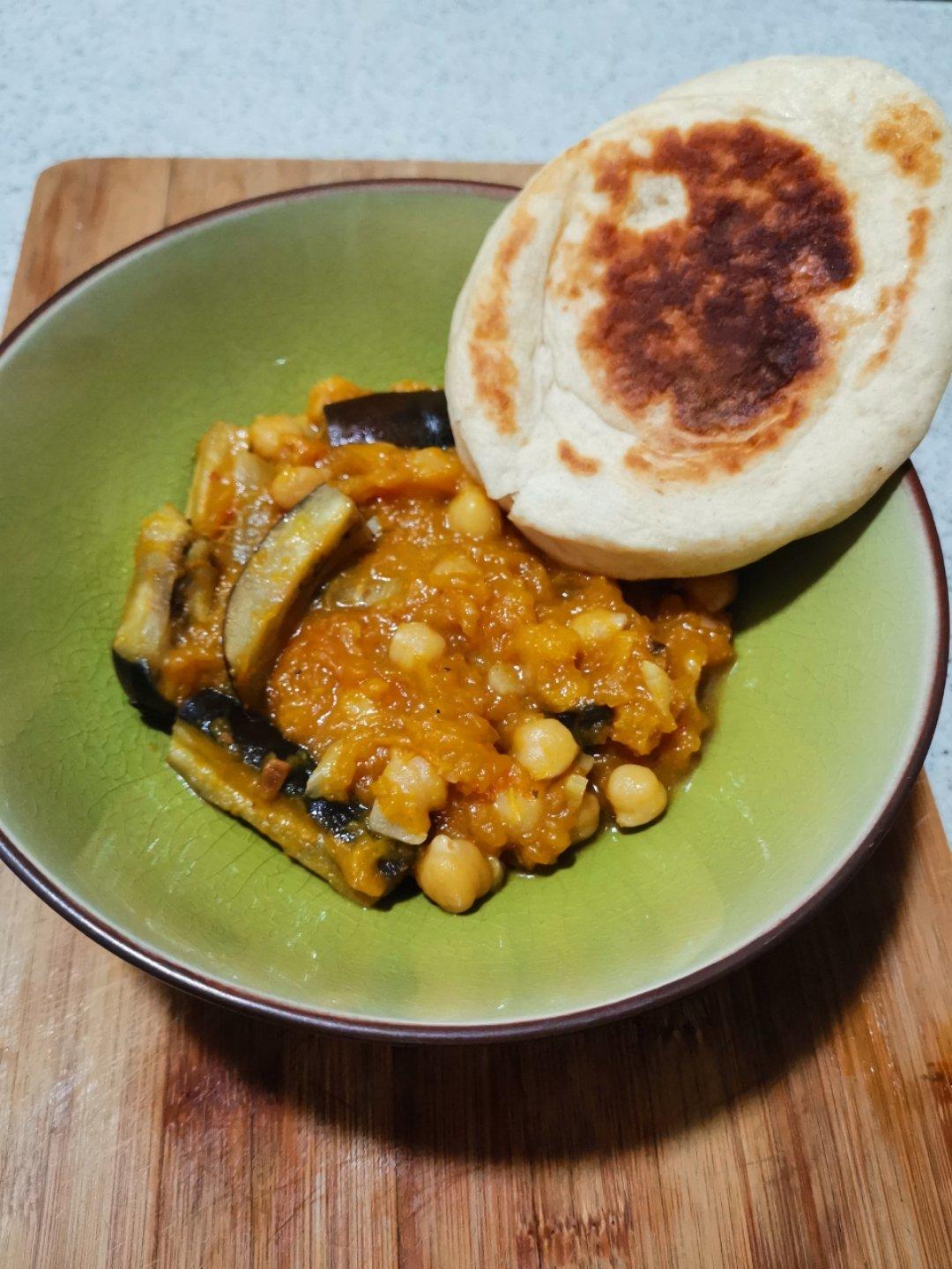 我的轻奢煮艺——烧汁南瓜茄子炖鹰嘴豆【健康一锅端】