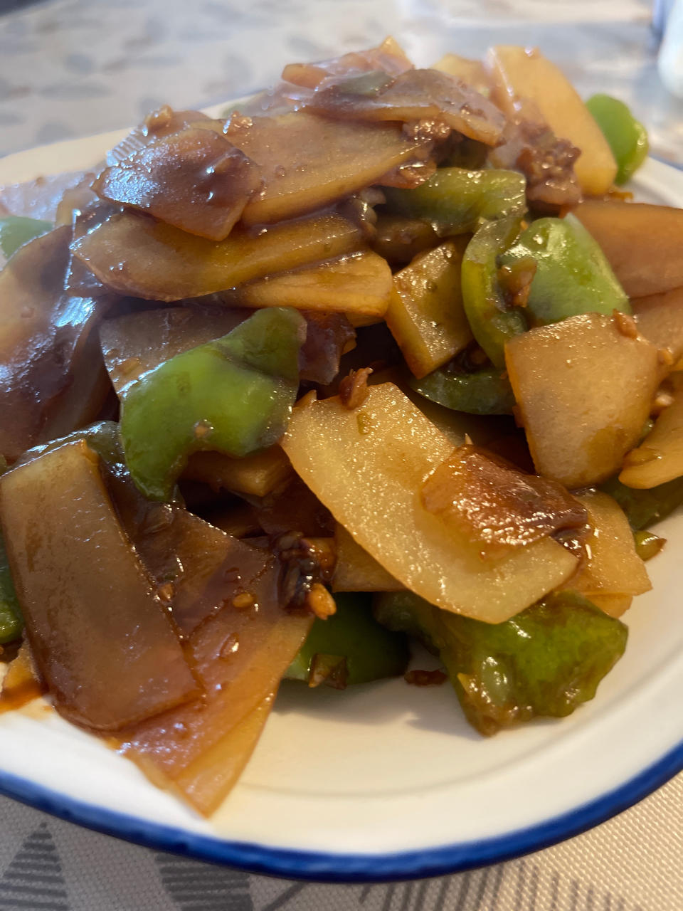 土豆片炒青椒