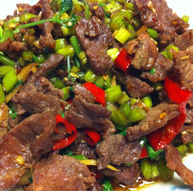 孜然牛肉粒