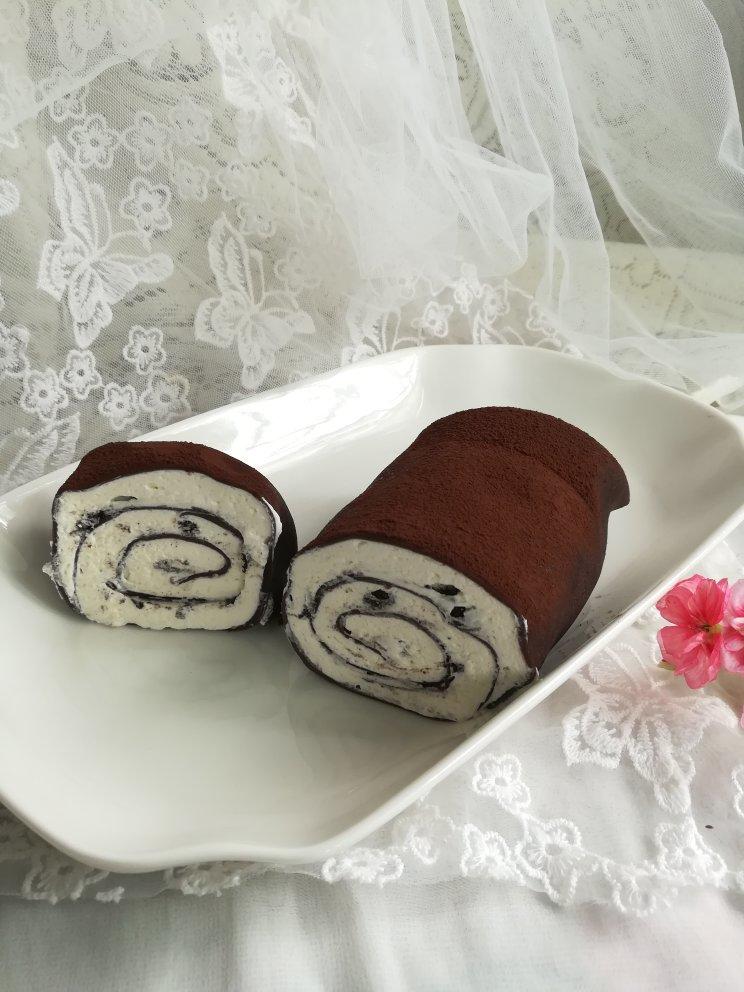 千层毛巾卷，原味、抹茶、巧克力三种口味