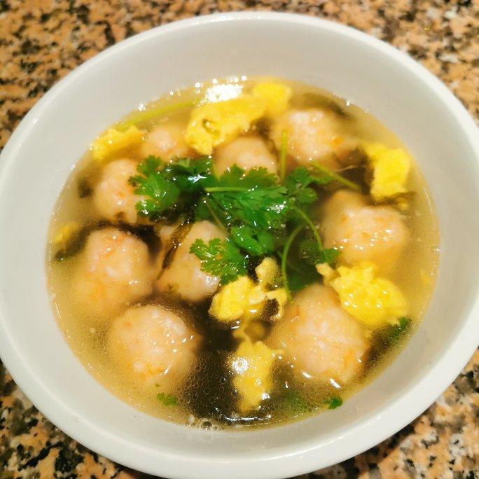 紫菜虾滑汤