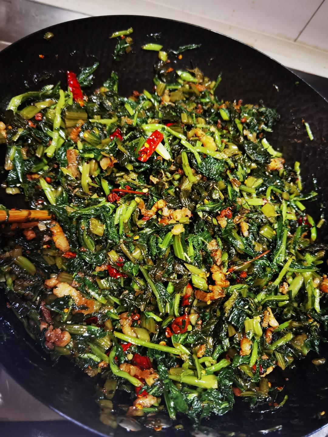 香辣雪里蕻炒肉丝