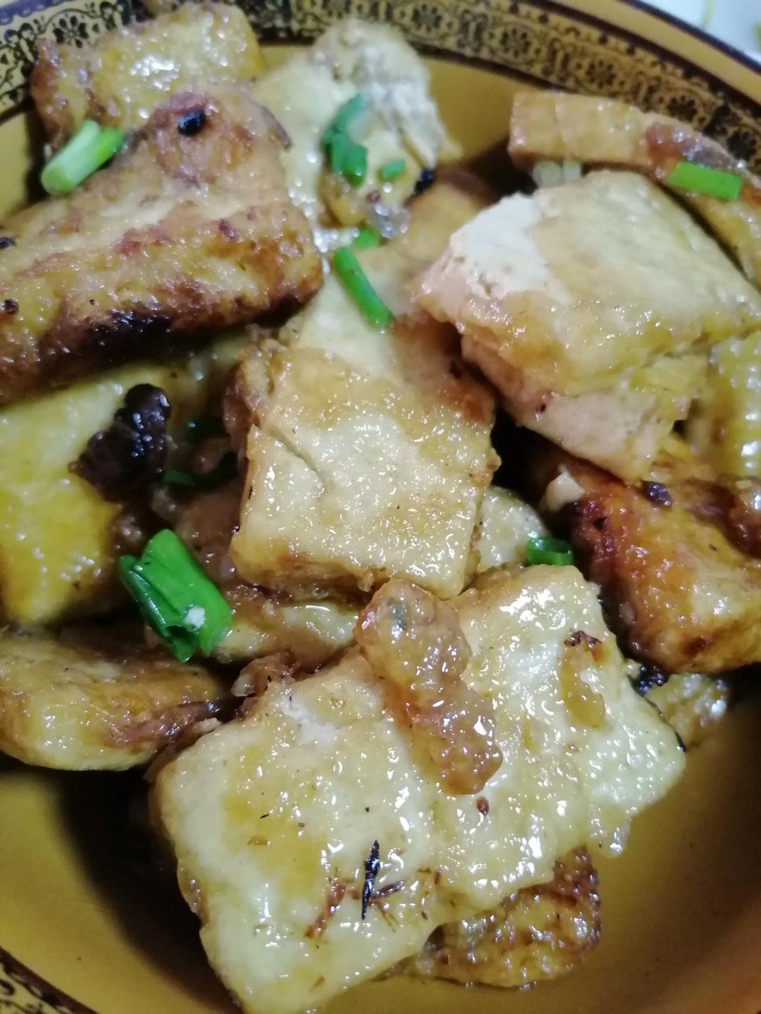 无敌好吃的香煎豆腐